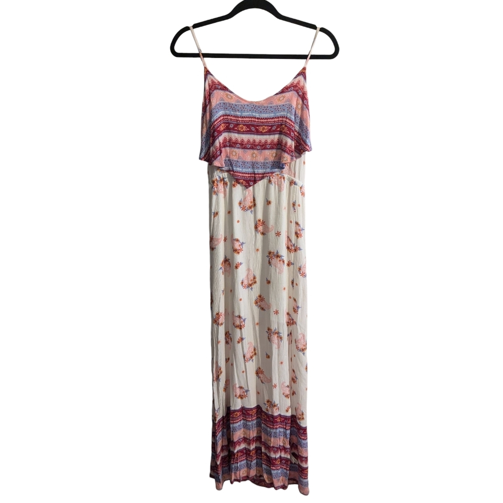 MUDD Juniors Small Layered Flounce Maxi Dress LAST CHANCE LOWEST PRICE